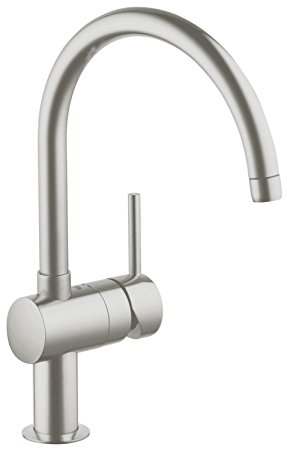 GROHE 32917DC0 | Minta Kitchen Tap C-Spout | Supersteel