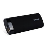 Kmashi 20000mAh External Battery 5A Lightning Fast Power Bank 2Amp Quick Input with DC 5V5A Wall Charger for iPhone 6 6S Plus Retina iPad Air 2 Mini 3 Samsung Galaxy S6 Edge S5 Note 4 Nexus Black