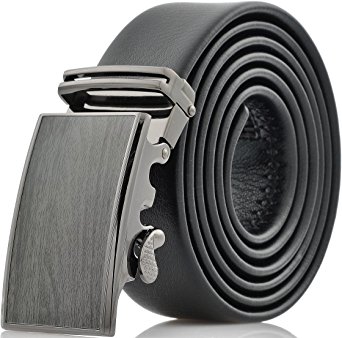 Marino Men’s Ultra Soft Leather Ratchet Dress Belt with Automatic Buckle, Enclosed in an Elegant Gift Box
