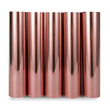 TECKWRAP Chrome Rose Gold Adhesive Craft Vinyl Sheets