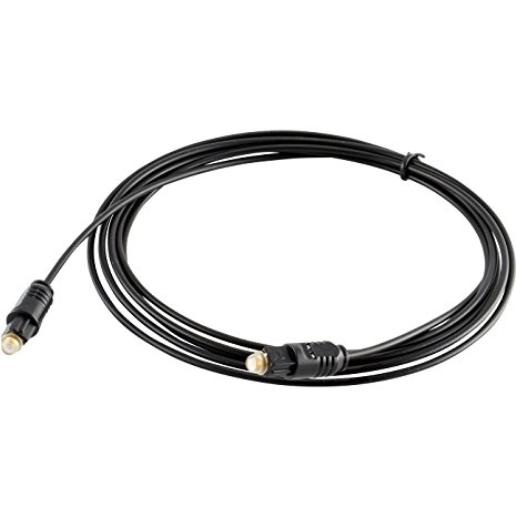 Protronix Digital Audio Optical Toslink Fiber Optic Cable, 6FT