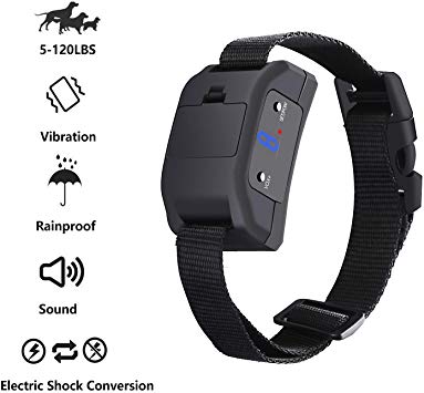 Hecmoks Anti Bark Collar for Small, Medium, Large Dogs - Dog Bark Shock Collar Device to Stop,Control Barking w/Humane 2020 Newest Automatic ULTRASONIC TECH for 5-120 lbs Breeds
