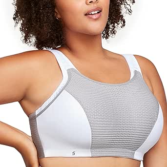 Glamorise Womens Custom Control Sports Bra Wirefree #1166