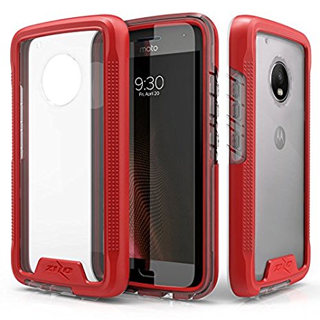 Motorola G5 Plus Case, Zizo [ION Series] with FREE [Motorola G5 Plus Screen Protector] Transparent Clear [Military Grade Drop Tested]