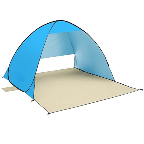 Jumphigh Beach Tent Shelter Automatic Instant Pop Up Portable Outdoors Cabana, Sun Shade Sport Shelter, Beach Umbrella