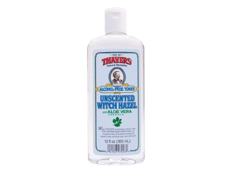 Thayers Alcohol-Free Witch Hazel Toner with Aloe Vera Formula Unscented 12 Fluid Ounce