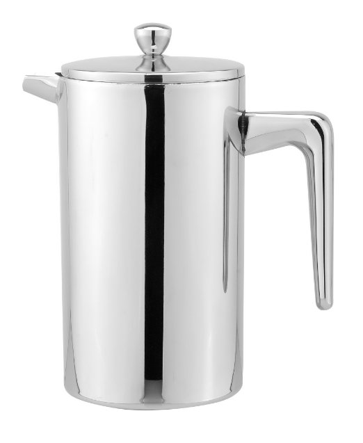 Cuisinox Double Walled French Press, 1-Litre, Stainless Steel