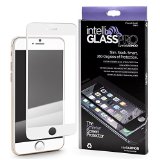 iPhone 66S intelliGLASS PRO EDGE-TO-EDGE WhiteGold - The Smarter Glass Screen Protector by intelliARMOR To Guard Against Scratches and Drops Ultra HD Clear Max Touchscreen Accuracy