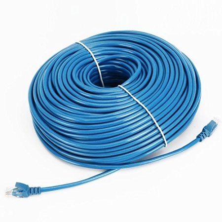 Cable N Wireless Blue 200FT CAT5 CAT5e RJ45 PATCH ETHERNET NETWORK CABLE For PC, Mac, Laptop, PS2, PS3, XBox, and XBox 360 to hook up on high speed internet from DSL or Cable internet.