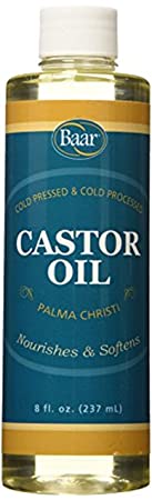 Baar Cold-Pressed, Cold-Processed, Hexane Free Castor Oil, 4 Ounces