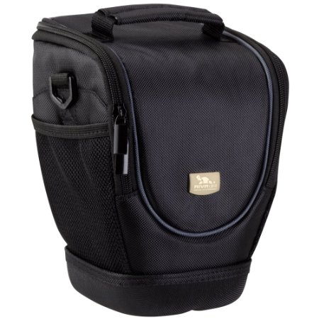 Rivacase Zoom Lens DSLR Holster Camera Case, Laconic, Padded, Water Resistant, Black Color