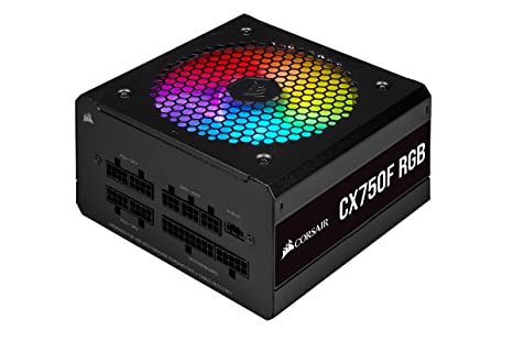 Corsair CX750F RGB, 750 Watt, 80 Plus Bronze, Fully Modular RGB Power Supply