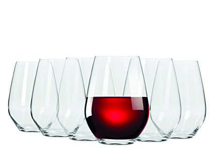 Maxwell & Williams 540 ml Vino Stemless Red Wine Glass, Set of 6
