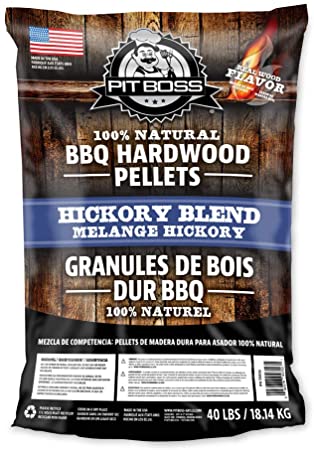 Pit Boss 55436 Hickory Wood Pellets for Cooking BBQ-40 No Bag