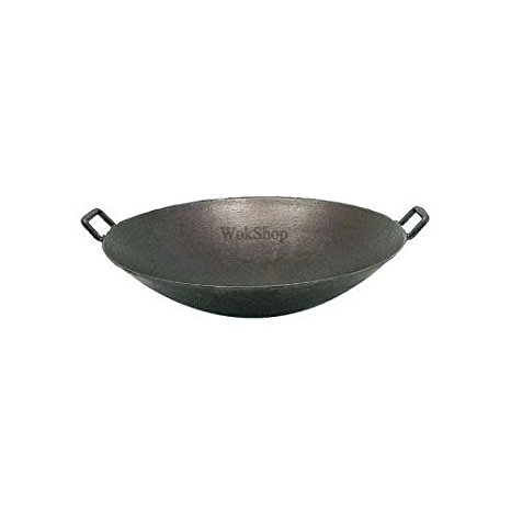 16 inch Traditional Cast Iron Wok