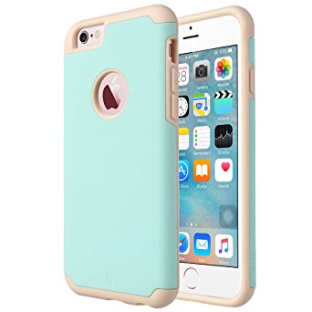 iPhone 6 Case, [Slim Fit] ULAK Sugar Candy [Anti-Slip] Drop Protection with Shock Absorbent [Hybrid PC & Silicone Case] Cover for Apple iPhone 6s / 6 - [Spring Green]