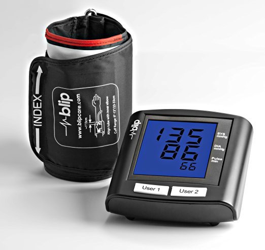 Blipcare World's 1st Wi-Fi (Wireless) Blood Pressure Monitor, Tracks Data on Smart Phones, Two Users