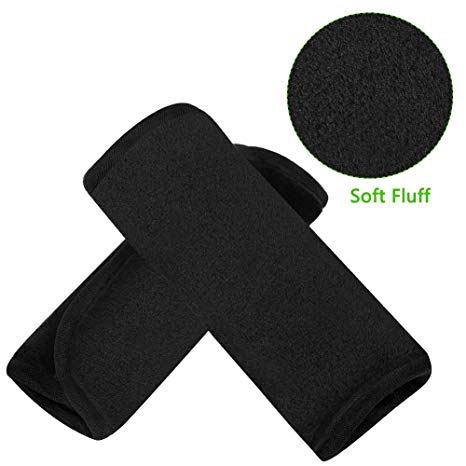 Accmor Baby Car Seat Strap Covers, Car Seat Strap Pads, Baby Seat Belt Covers, Stroller Belt Covers, Baby Head Support, Baby Shoulder Pads, Made of Soft Fluff