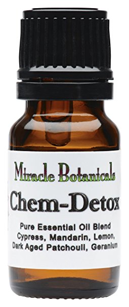 Miracle Botanicals Chem Detox Essential Oil Blend - 10ml or 30ml Sizes - 100% Pure Therapeutic Grade Essential Oils 10ml