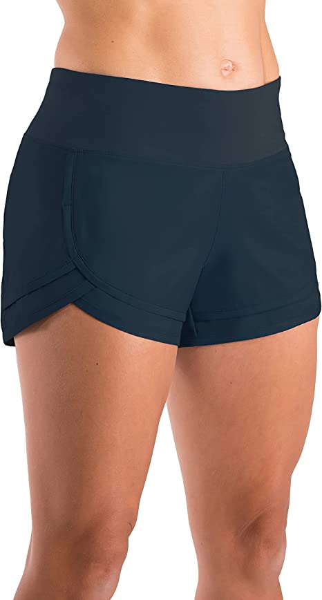 Women's Lightweight Running Shorts with Mesh Linner 3" WOD Workout Athletic Shorts for Women with Phone Pocket