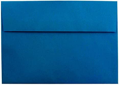 Deep Sea Royal Blue 25 Pack A7 (5-1/4 x 7-1/4) Envelopes for up to 5 X 7 Greeting Cards, Invitations, Announcements from The Envelope Gallery