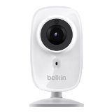 Belkin WeMo NetCam HD Wi-Fi Camera with Night Vision All Glass Wide Angle Lens and Infrared Cut-off Filter