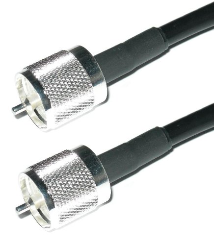 MPD Digital LMR-240-PL-259-UHF-Male-25ft Times Microwave LMR-240 PL-259 HF/VHF/UHF Coaxial Cable Ham or CB Radio Antenna Cable - 25 ft