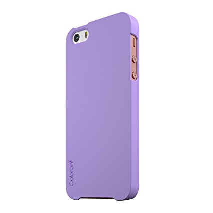 Patchworks Colorant C1 Snap Case Purple for iPhone SE 5s 5 - Ultra Thin 0.9mm Polycarbonate Premium Matte Finish Hard Case