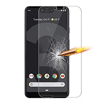 Googel Pixel 3 XL Screen Protector, Simtyso [2pack] Tempered Glass, 9H Hardness, Full Coverage, Bubble Free, Compatible with Googel Pixel 3XL (Pixel 3 XL)