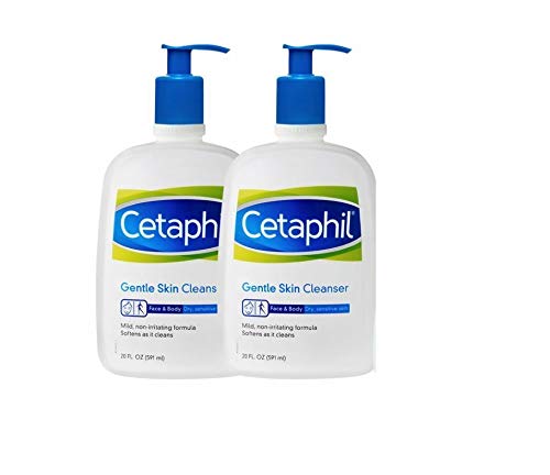 Cetaphil Gentle Skin Cleanser, For all skin types, 16-Ounce Bottles (Pack of 2)