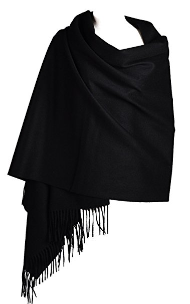 Women Soft Cashmere Wool Wraps Shawls Stole Scarf - Large Size 78"x 28"