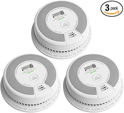 X-Sense 10-Year Battery Smoke Detector with Emergency Light, Enhanced Photoelectric Fire Smoke Alarm with LED Indicator & Silence Button, Compliant with UL 217 Standard, SD07 (3-Pack)