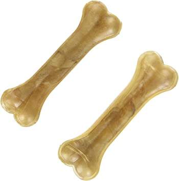 Dogit Pressed Rawhide Knuckle Bone, Large, 15cm (6-Inch), 85-90 G (3-3.2-Ounce), 2-Pack