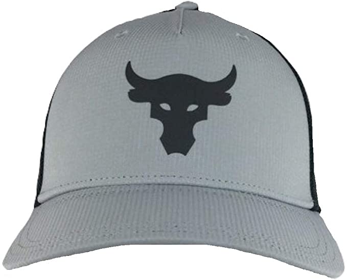 Under Armour Project Rock Bull Gray Adjustable Cap