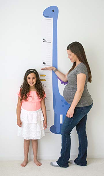 Oversize Planner by ABI Digital Solutions Dinosaur Growth Chart for Kids - Height Chart Wall Decal - Kids Height Wall Chart