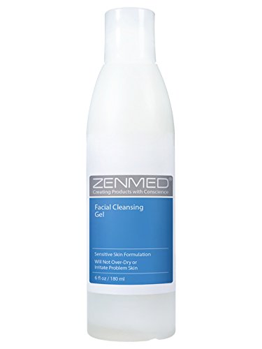 ZENMED Facial Cleansing Gel Acne Blackhead Rosacea Wash Sensitive Skin Care 6oz