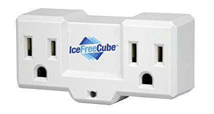King Electric IFC12 Ice Free Cube Plug in Fixed Thermostat 120 Volt 15 Amp, 35 45 Degrees Off, White