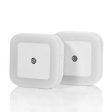 OxyLED N30 LED Night Light With Dusk to Dawn Sensor for Kids Room Wall Closet Hallway Pack of 2