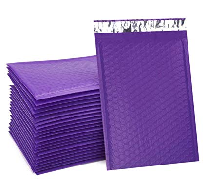 UCGOU #0 6x10 Purple Poly Bubble Mailers Padded Envelopes 50pcs