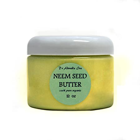 12 Oz Neem Seed Butter Pure Organic Cold Pressed Unrefined Skin Care