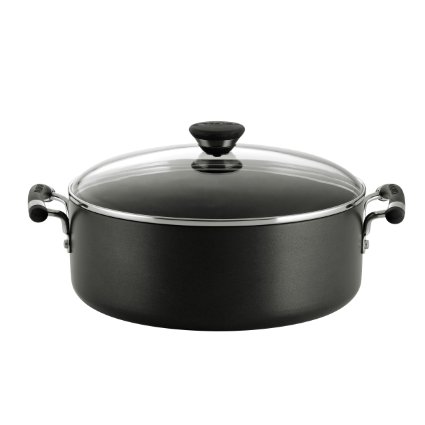 Circulon Acclaim Hard Anodized Nonstick 7-1/2-Quart Covered Wide Stockpot