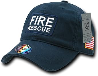 Rapiddominance Fire Rescue Dual Flag Raid Cap