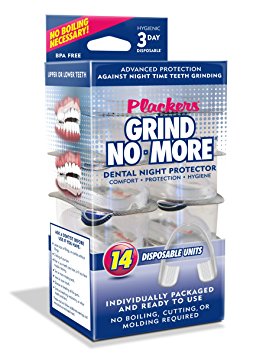 Plackers Grind-no-More Teeth Grinding Guard, Night Time Use 14 ea