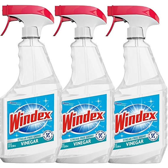 Windex Vinegar Cleaner, 23 Fl Oz (Pack of 3)