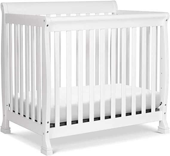 DaVinci Kalani 2-in-1 Mini Crib and Twin Bed, White