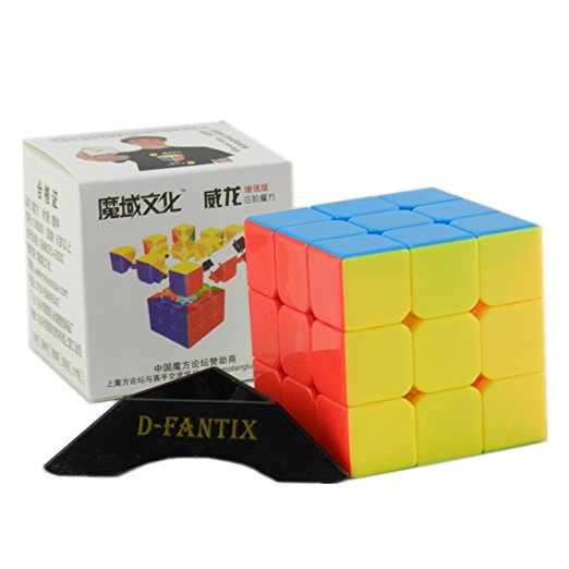 D-FantiX Yj Moyu Weilong V2 Speed Cube 3x3 Stickerless Puzzle Smooth Magic Cube 3x3x3