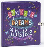 Peaceable Kingdom  Secrets Dreams and Wishes Glow in the Dark Lock and Key Diary