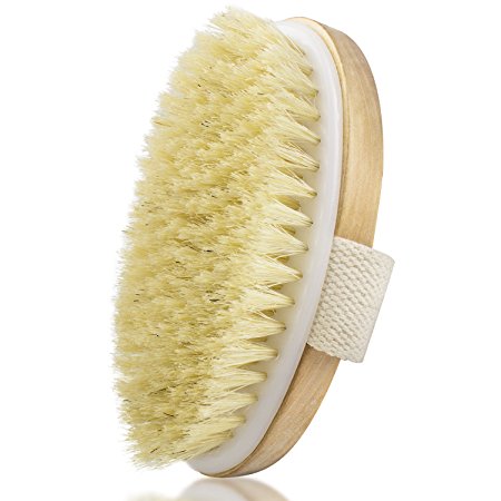 IBEET Dry Body Brush,Natural Bristle,3 Soft Style Exfoliating Scrub Brush For Remove Dead Skin