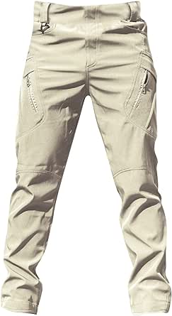 Work Pants for Men Cargo Tactical Pant Casual Stretch Outdoor Multi Pocket Trousers Fashion 2024 Slacks