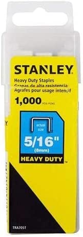 Stanley Tra705T 5/16 Inch Heavy Duty Staples, Pack of 1000(Pack of 1000)